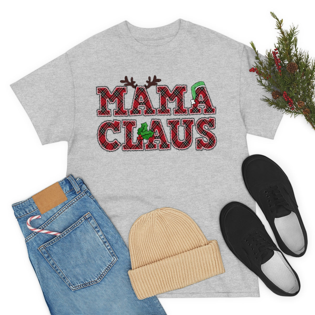 Mama Claus Christmas T-shirt