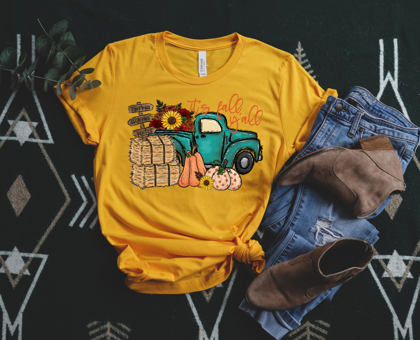 it's fall yall, it's fall y'all t-shirt, Fall apparal, Women's fall t-shirt, It's fall y'all truck t-shirt