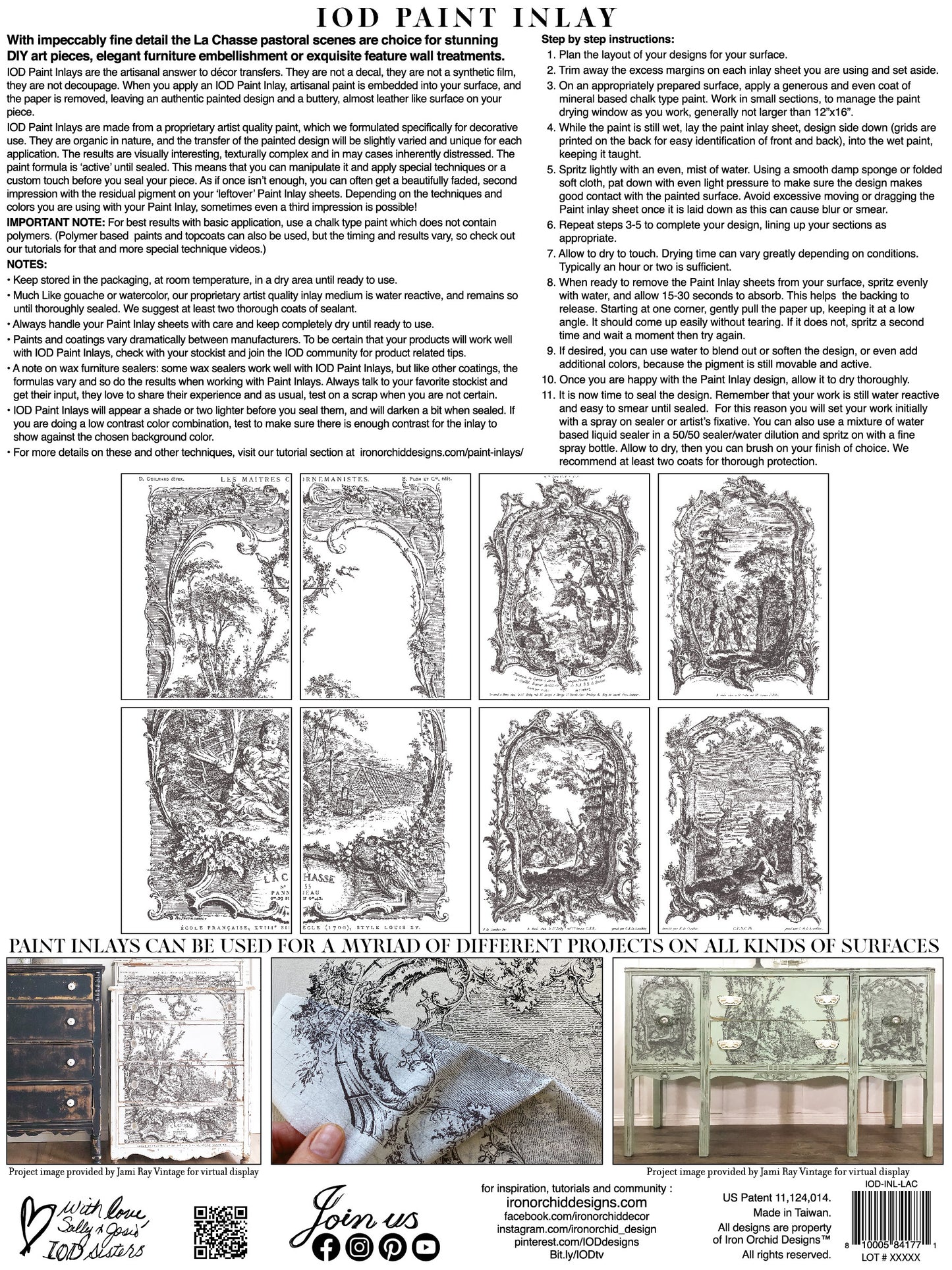 Le Chasse IOD Paint Inlay