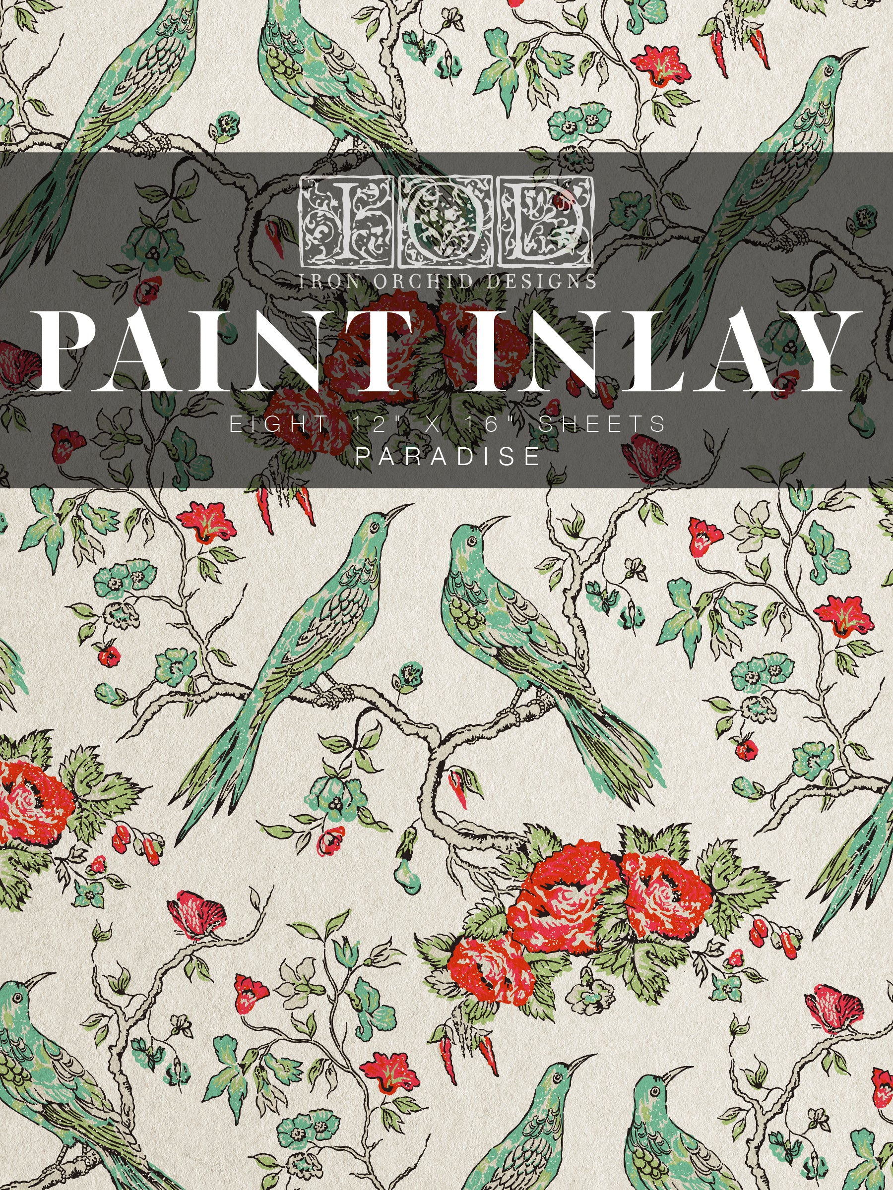 IOD Designs, IOD Paint Inlays, Paradise IOD Paint Inlay, 