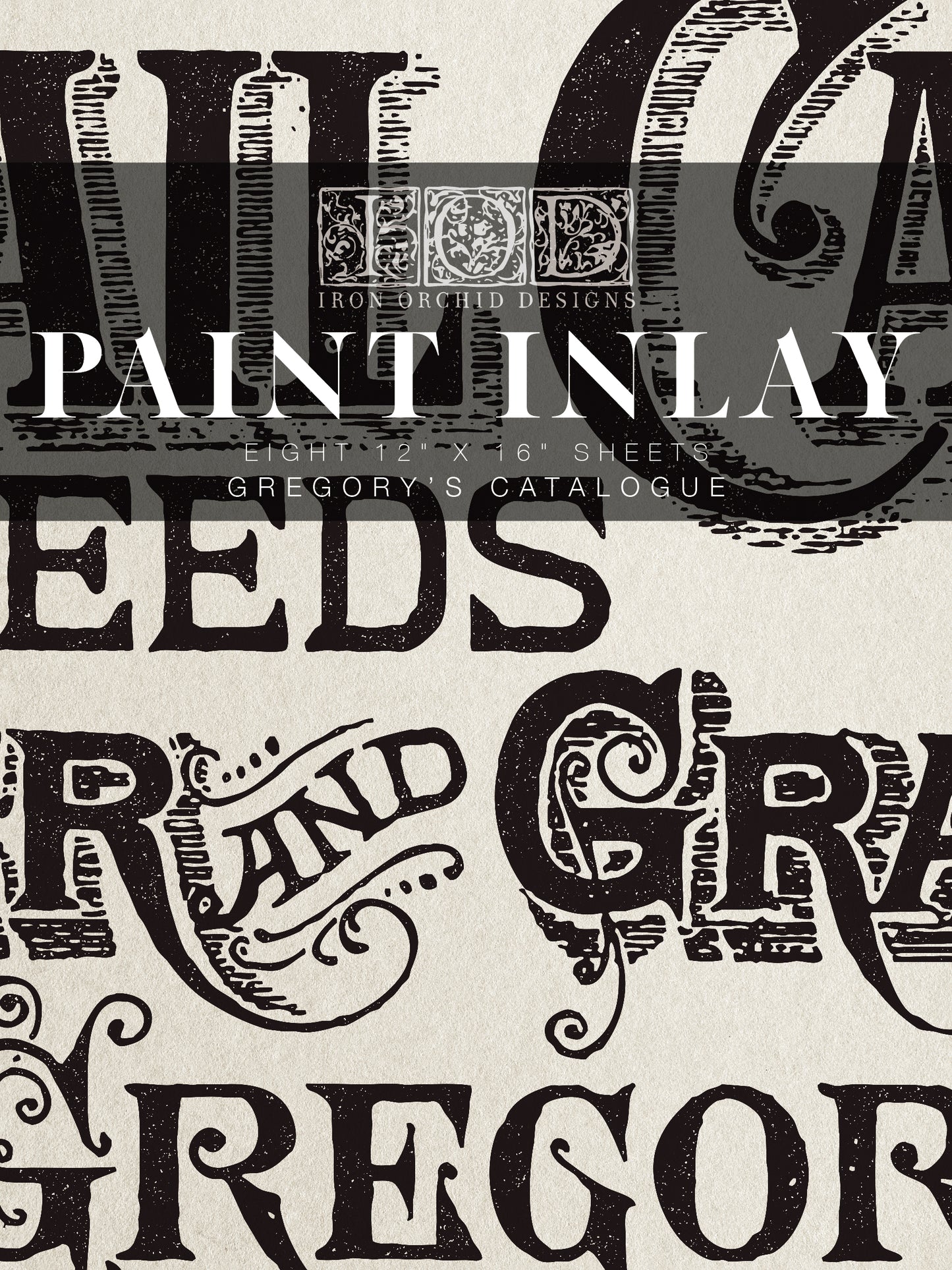 Gregory's Catalog IOD Paint Inlay