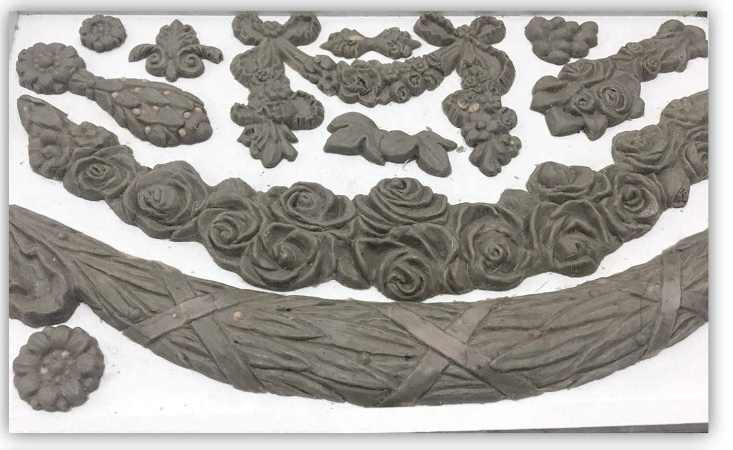 IOD Floral Swag Moulds